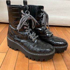 Zara platform boots